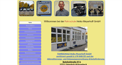 Desktop Screenshot of fahrschule-meyerhoff.de